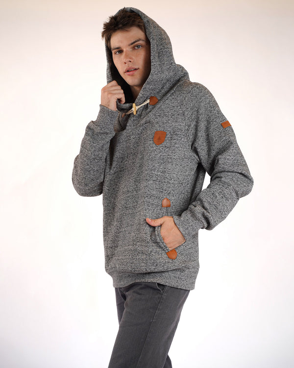 Aron Grey Space Dye Hoodie
