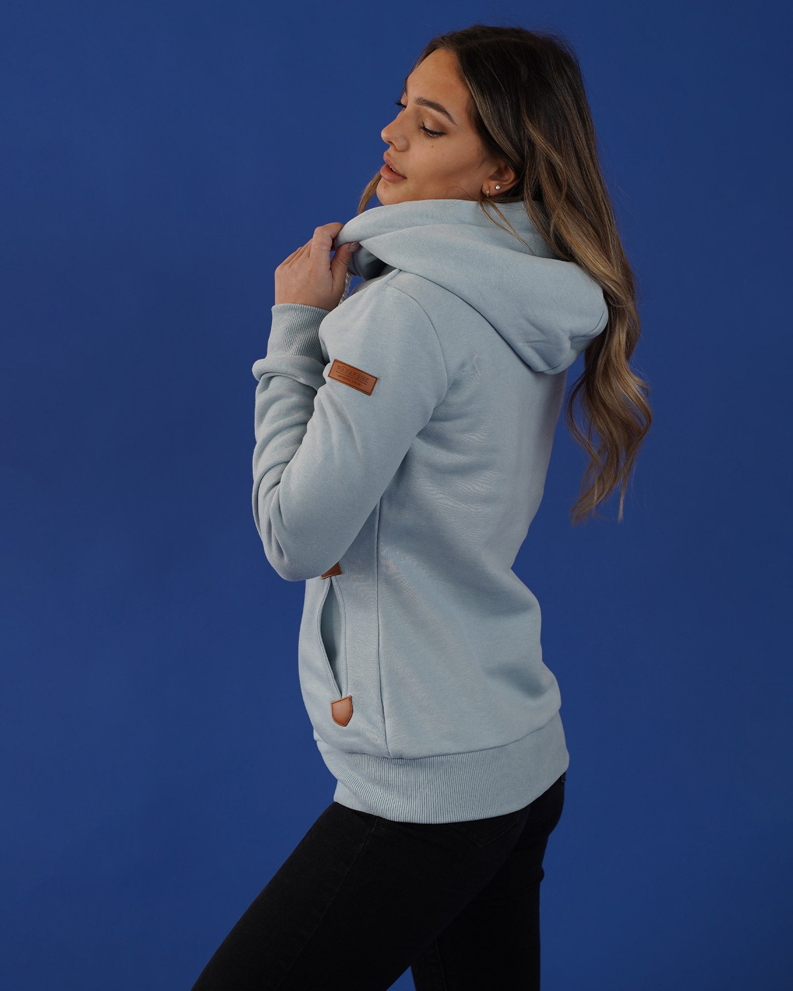 Athena Fog Side-Zip Hoodie Secondary image