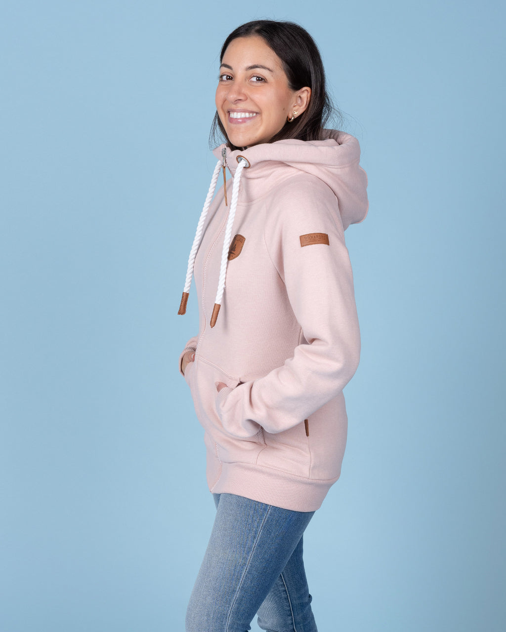 Hera Blush Full-Zip Hoodie