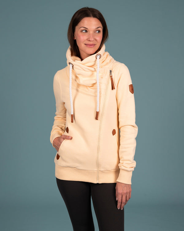 Hestia Melon Full-Zip Sweatshirt